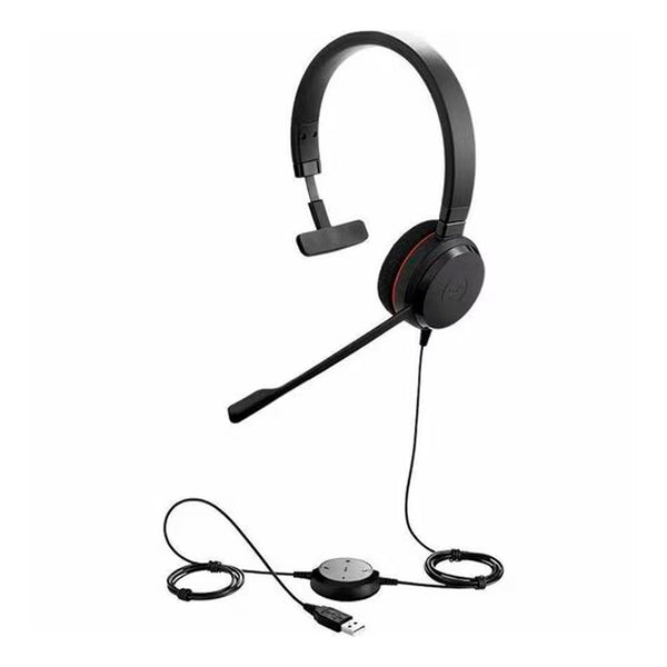 Audífonos Diadema Jabra Evolve 20 Ms mono Usb Tipo C Negro
