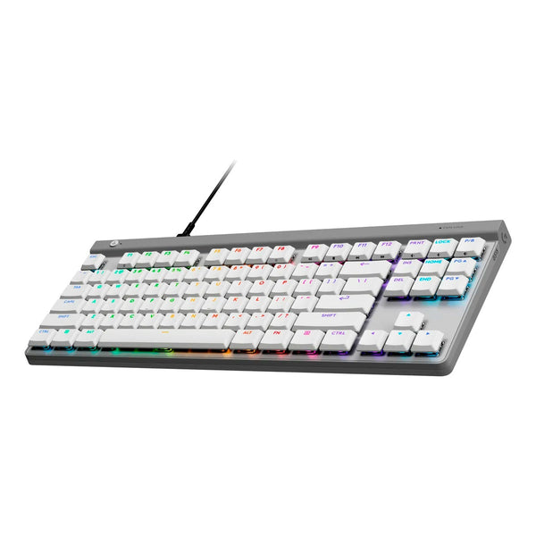 Teclado Gamer Mecánico Logitech G515 Tkl Rgb Blanco Inglés