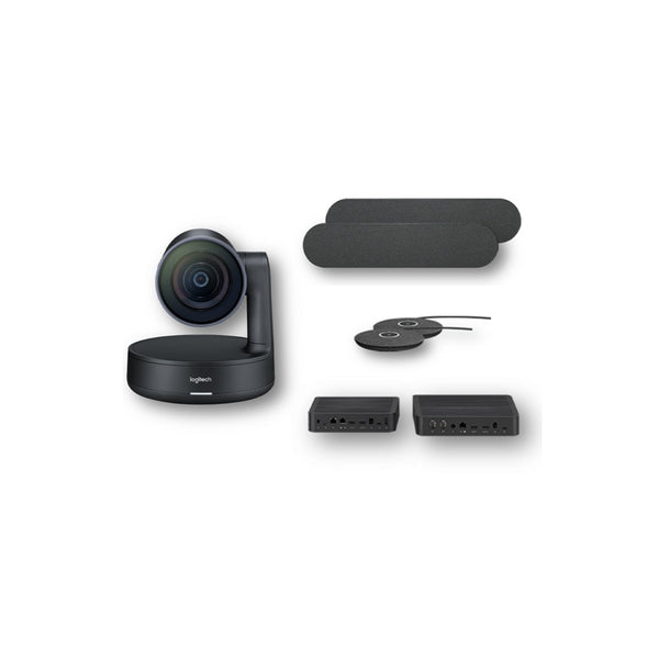 Cámara web Logitech Rally Plus Kit 4K 30FPS Negro