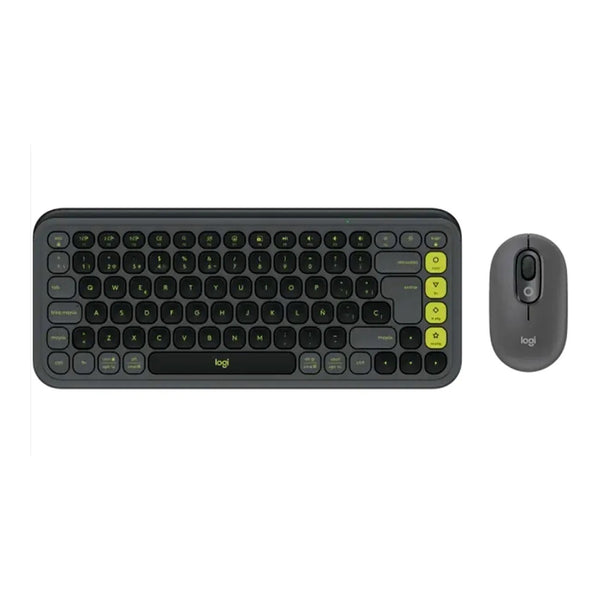 Kit Teclado Y Mouse Logitech Pop Icon Español Grafito