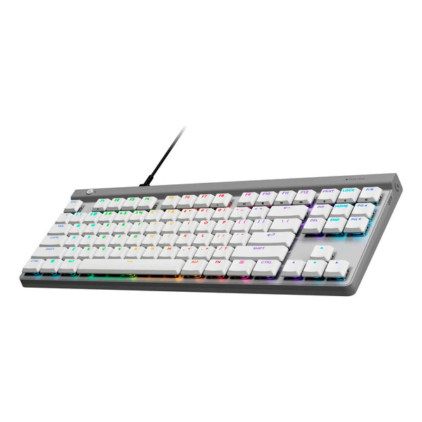 Teclado Gamer Mecánico Logitech G515 Tkl Rgb Blanco Inglés